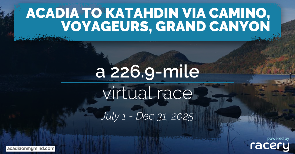 Acadia National Park virtual race with medals