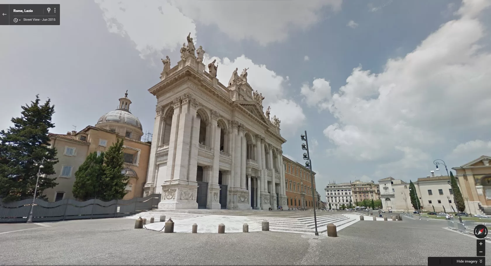 Virtual Race Street View of Basilica di San Giovanni in Laterano