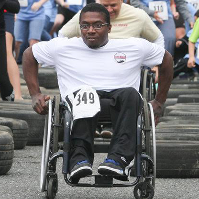 Wheelchair athlete Chris Fletcher challenges coworkers to an inclusive virtual race
