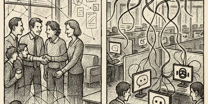 AI may cause loneliness at work among knowledge workers.