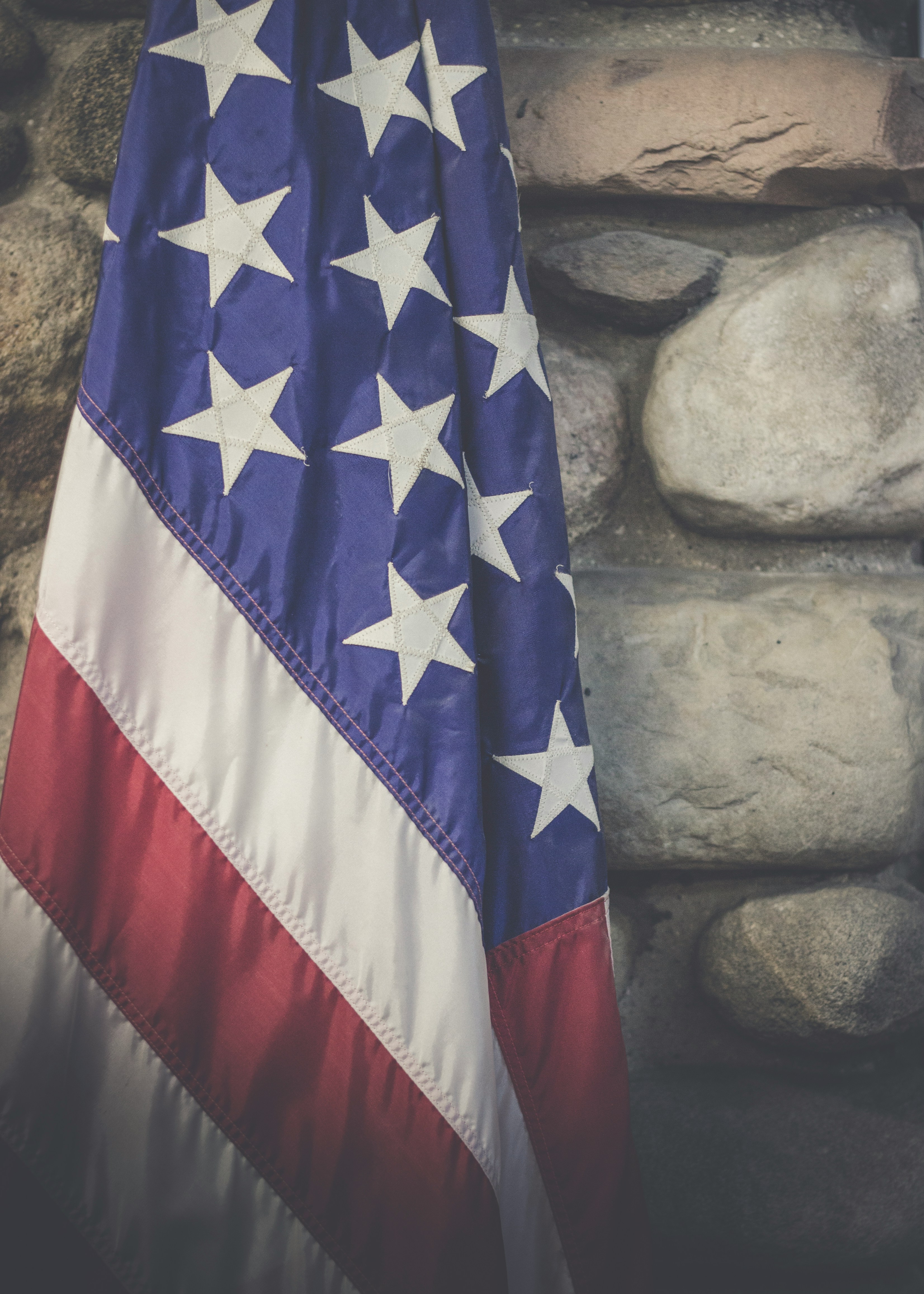 US flag background