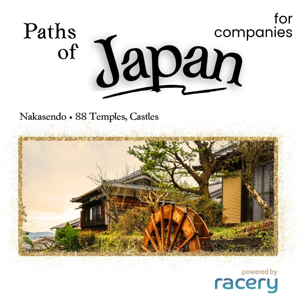Mt. Fuji and the Nakasendo trail on Racery's 1,500-mile virtual race route across Japan
