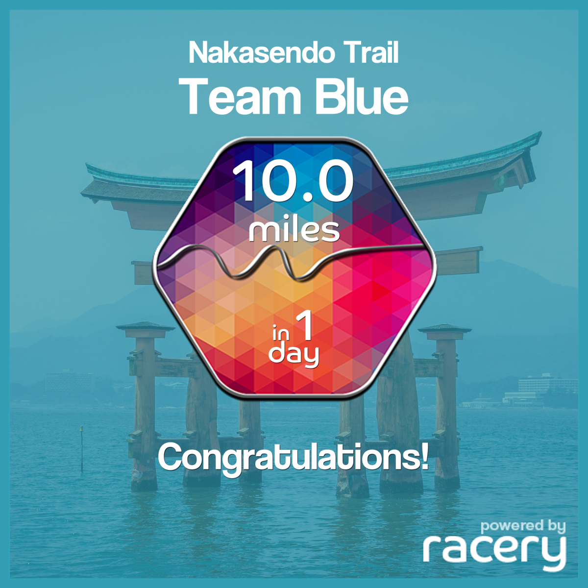 Paths of Japan finisher award